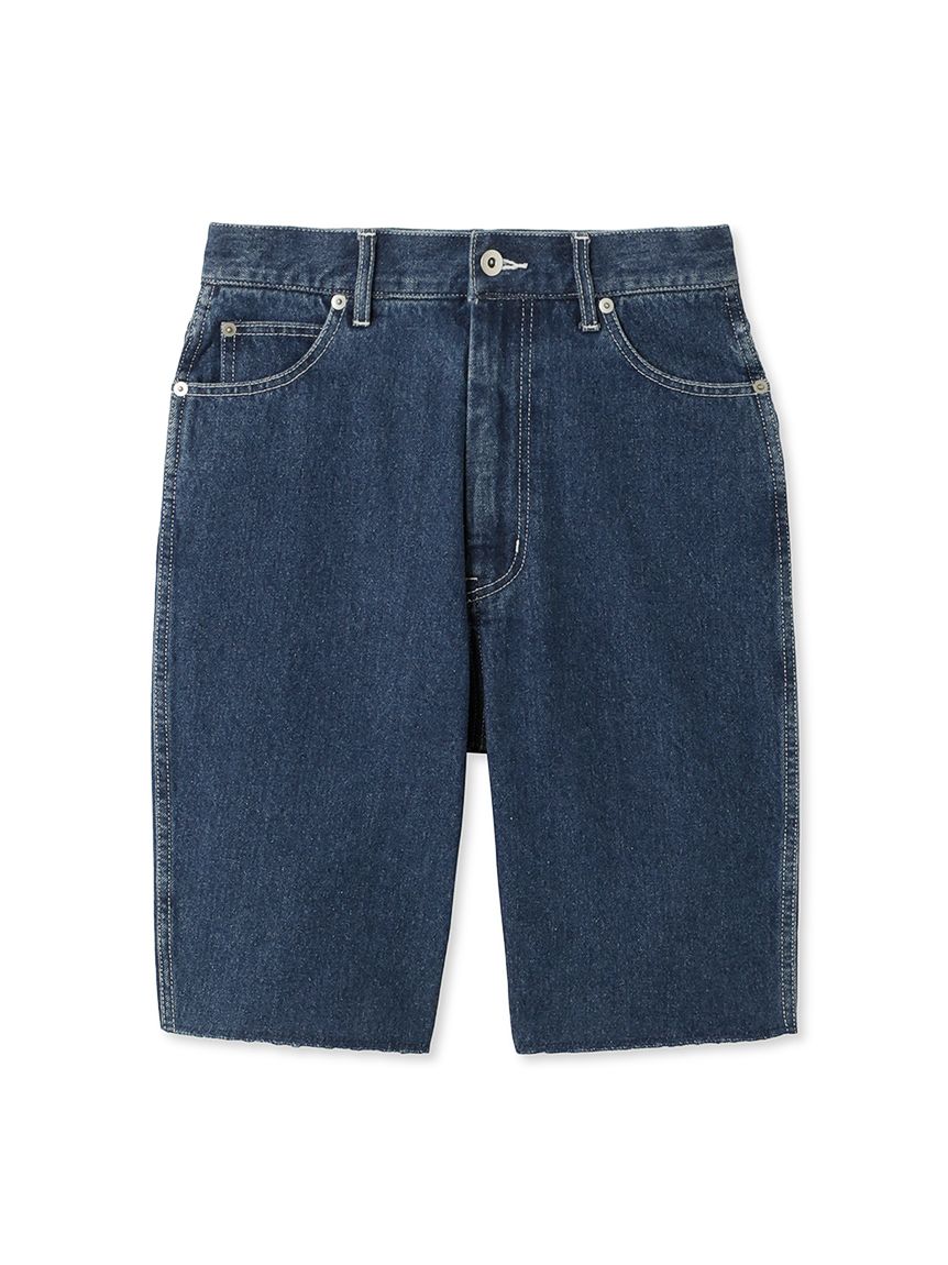 スリムデニムハーフパンツ IND F