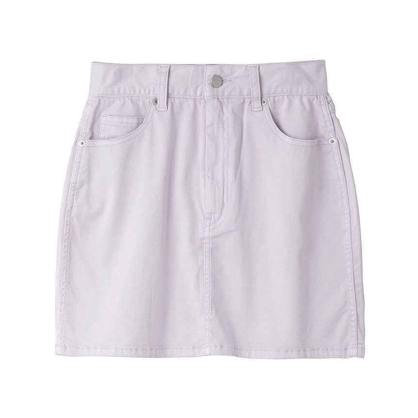 ピカデリー/リボンステッチデニムミニスカート LAV F