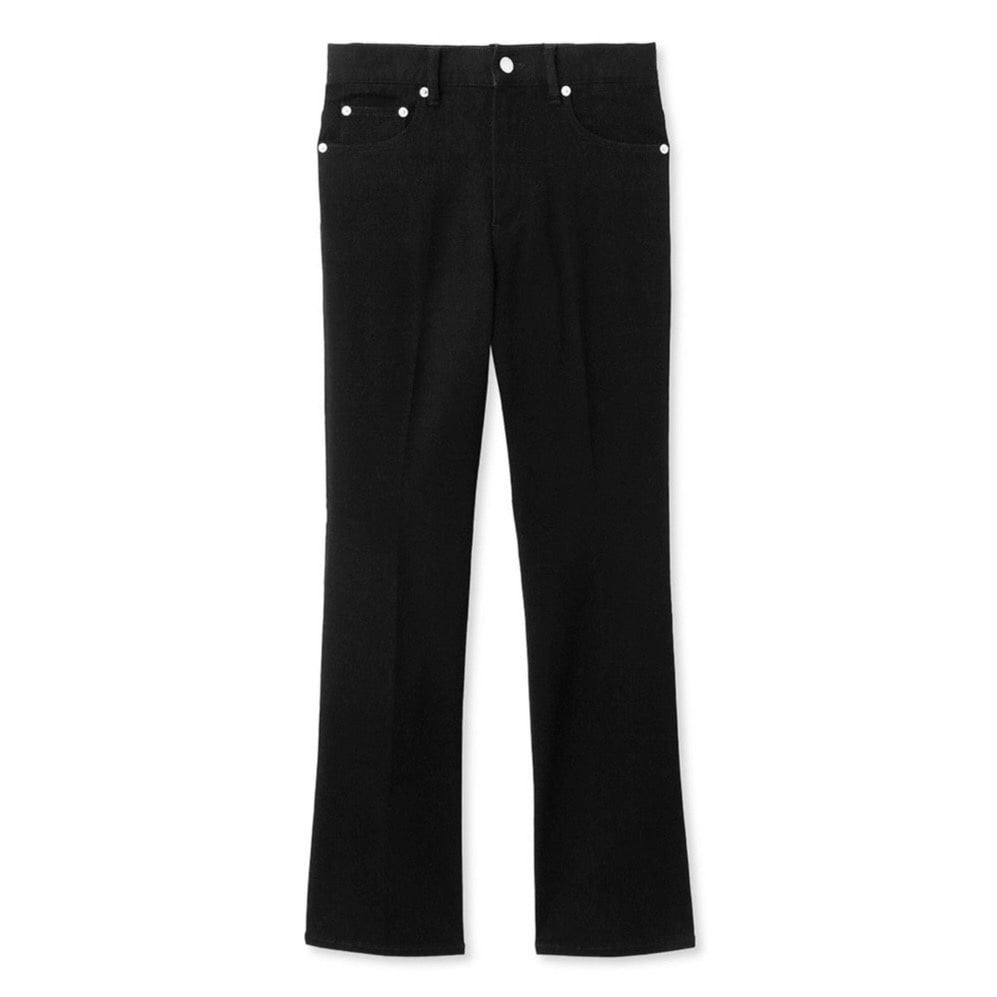 ピカデリー/リボンステッチデニムパンツ BLK XS