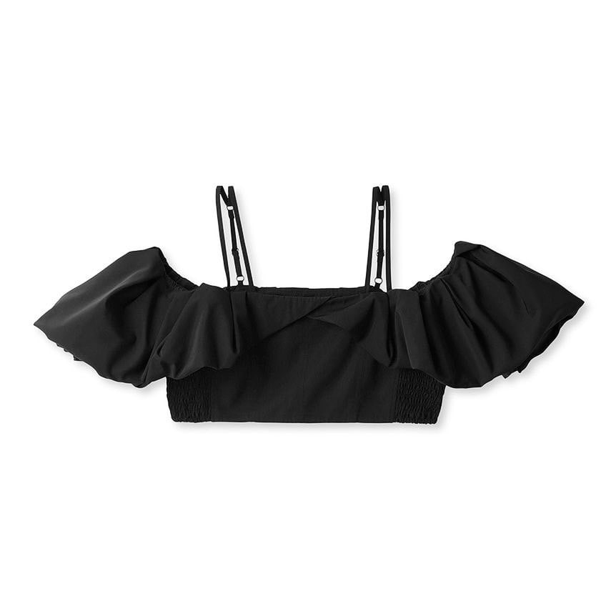 タフタリボンビスチェ BLK F