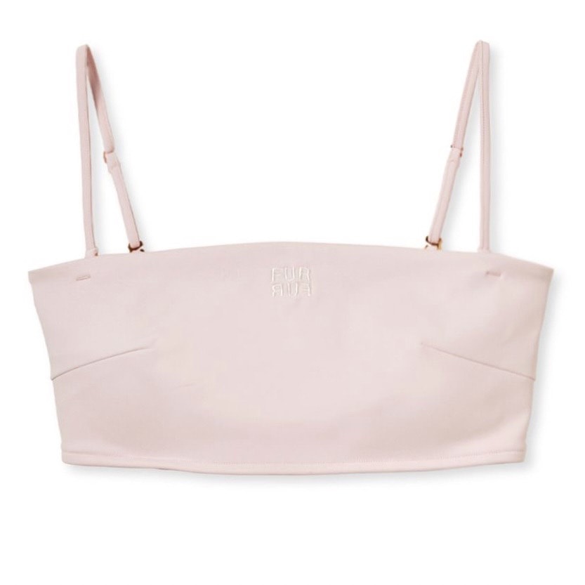 ロゴ刺繍バンドゥブラトップ PNK F