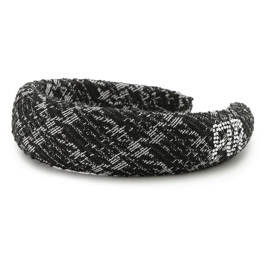 ツイードカチューシャ BLK F