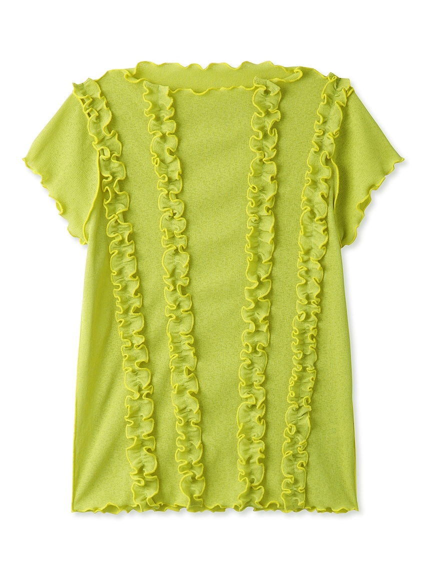 メローフリルトップス LIME F