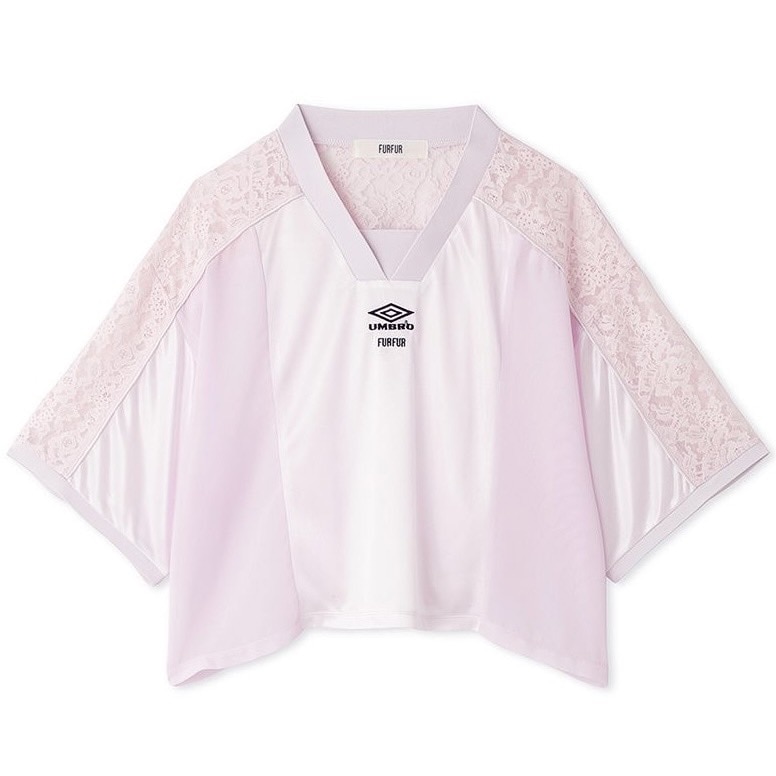 UMBROコラボパッチワークゲームシャツ PNK F