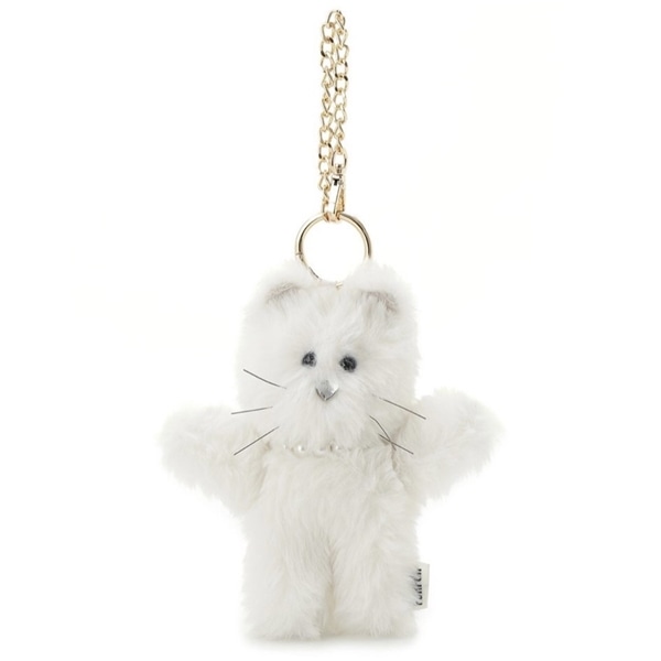 キャットマスコットチャーム(BanBan) WHT F