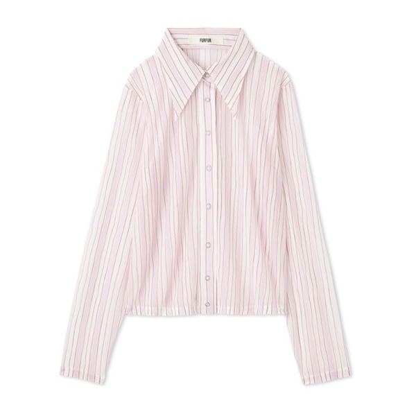 シアープリントシャツ PNK F