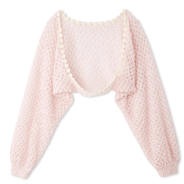 フラワートリムボレロ PNK F