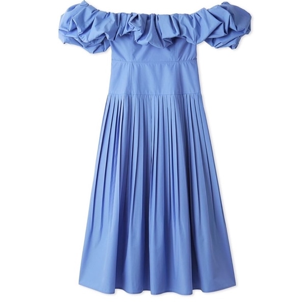 タフタフォルムドレス BLU F