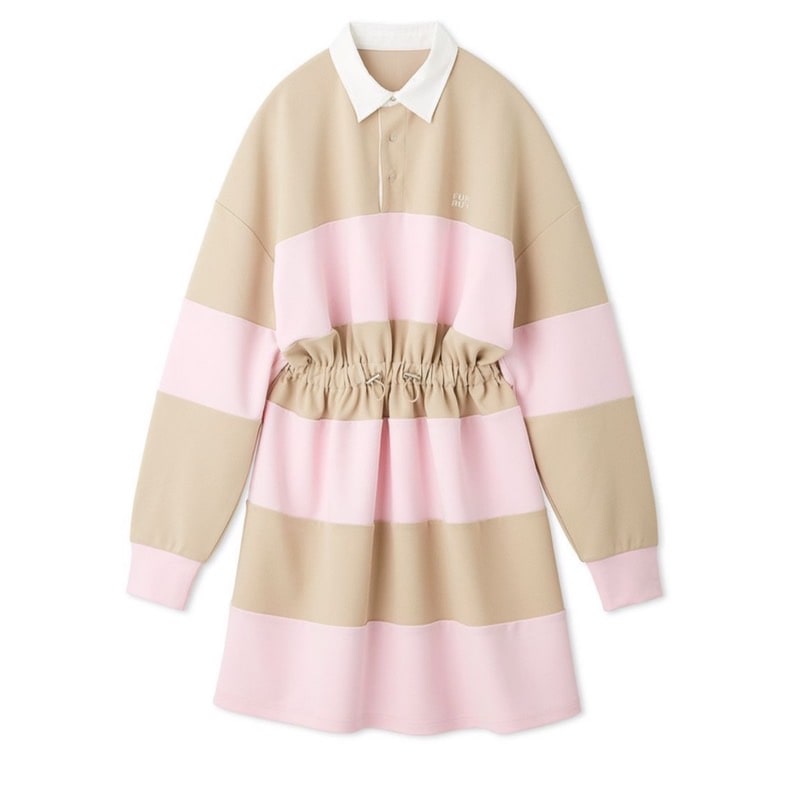 ラガーカットソーワンピース PNK F