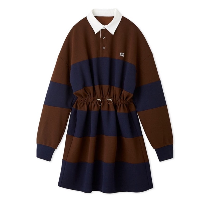 ラガーカットソーワンピース NVY F