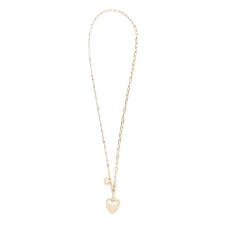 ビックハートネックレス GLD F
