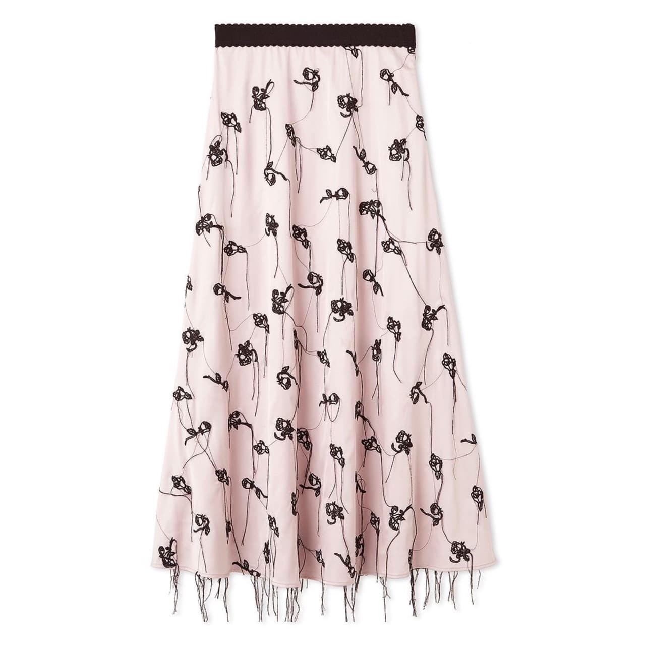 【TAPPEI】ローズタトゥースカート PNK F