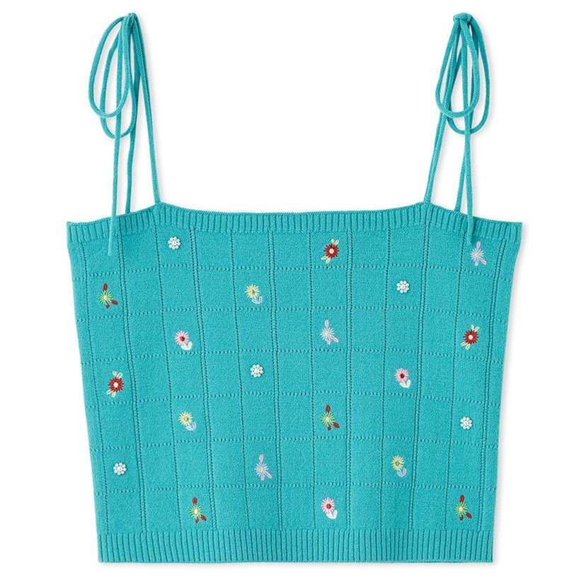 フラワーパールニットビスチェ TUQ F