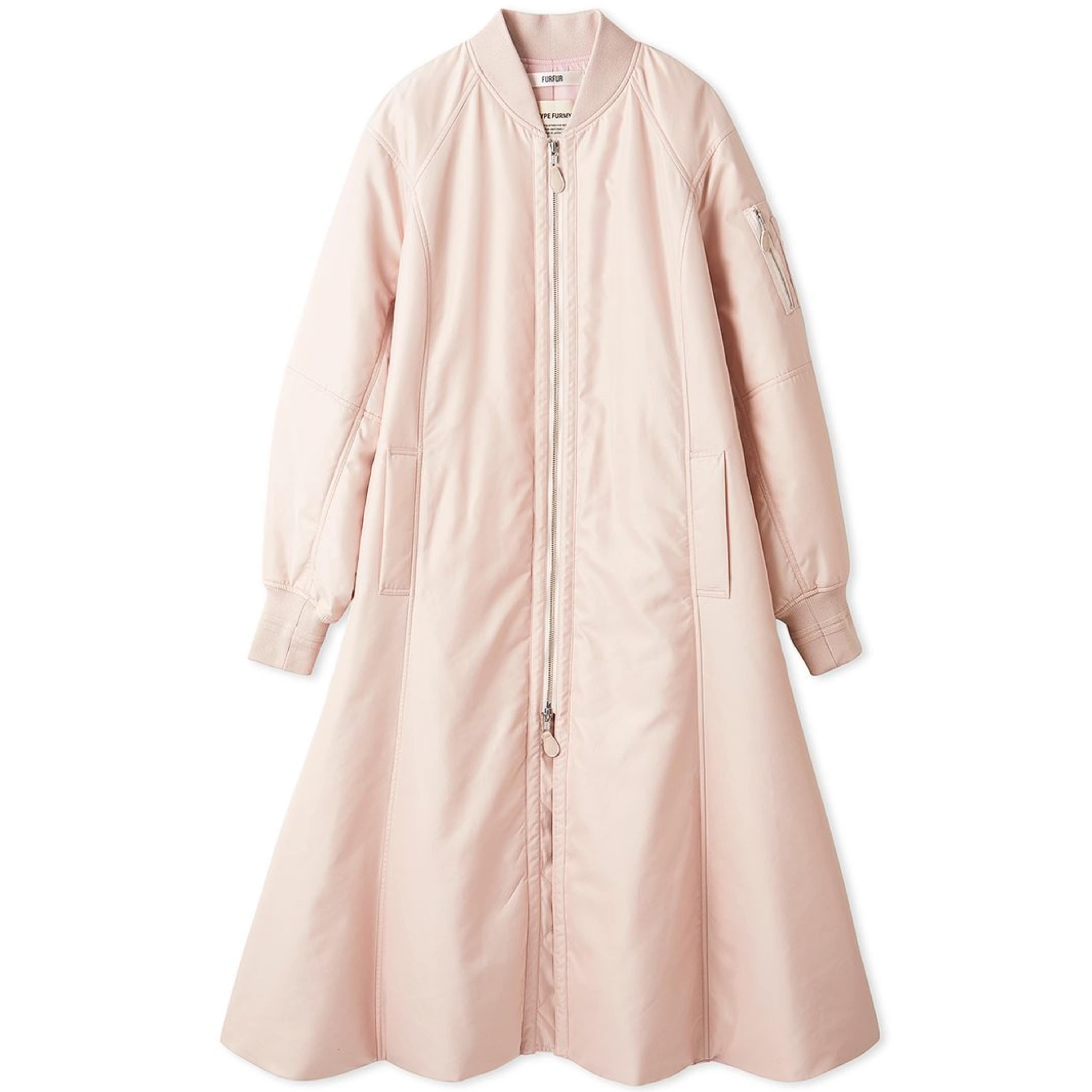 MA-1フレアロングコート PNK 0