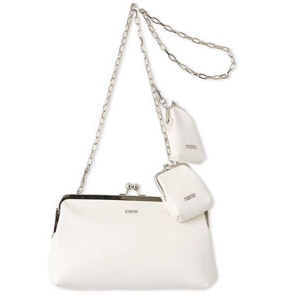 3SETがま口ショルダー WHT F