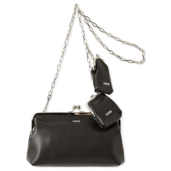 3SETがま口ショルダー BLK F