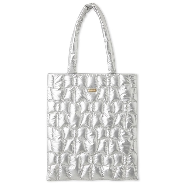 リボンキルティングトートバッグ SLV F