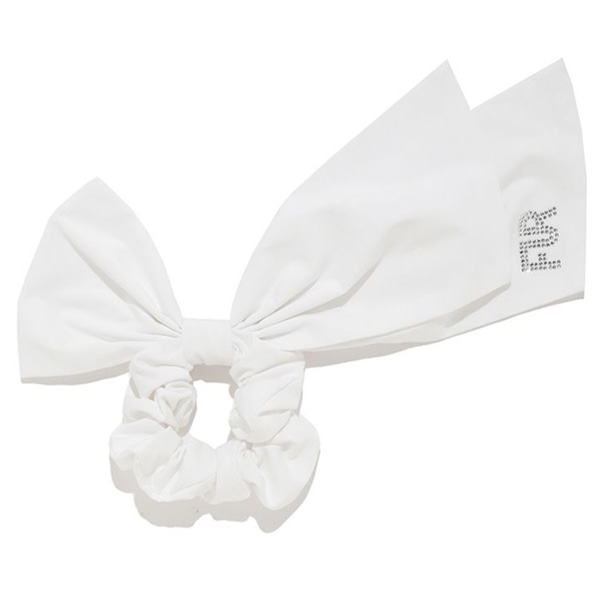 ビッグリボンシュシュ WHT F