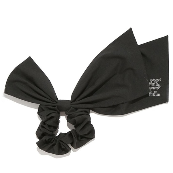 ビッグリボンシュシュ BLK F