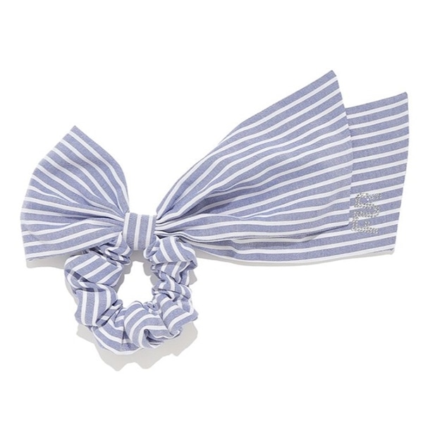 ビッグリボンシュシュ BLU F