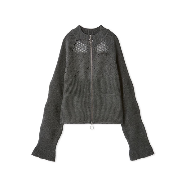 バルキージップカーディガン CGRY F