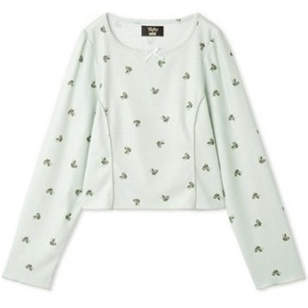 【Philly chocolate】小花柄サーマルトップス MNT F