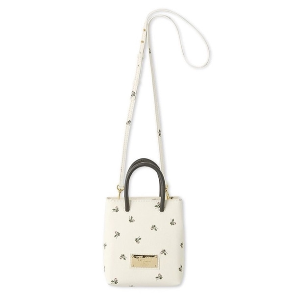 【Philly chocolate】小花柄ミニトートバッグ IVR F