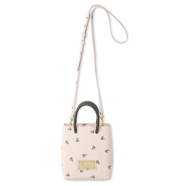 【Philly chocolate】小花柄ミニトートバッグ PNK F