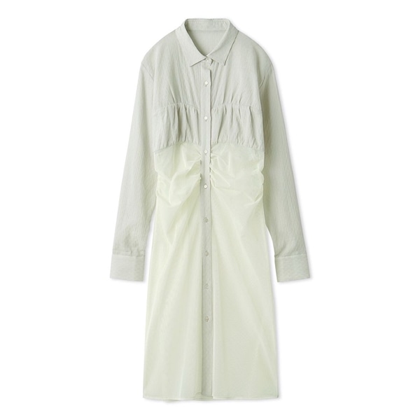 シアータイトロングシャツ MNT F