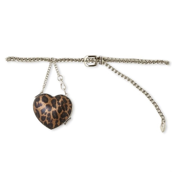 ハートポーチセットチェーンベルト ANIMAL F
