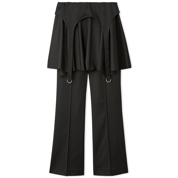 スカートレイヤードパンツ BLK F