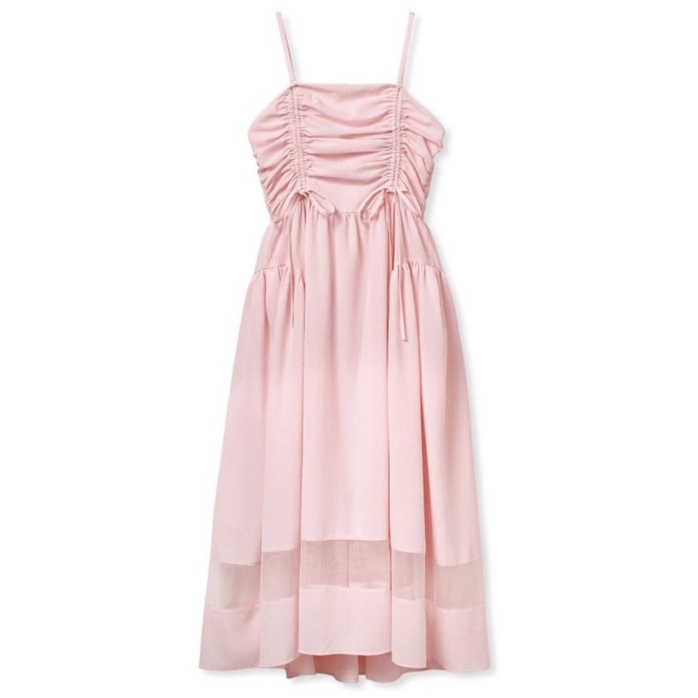 ドロストキャミワンピース PNK F