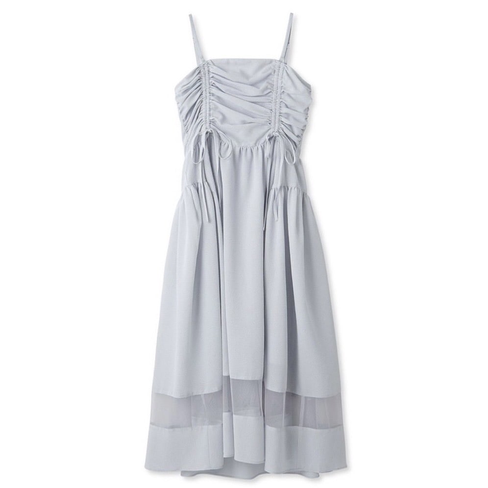 ドロストキャミワンピース LBLU F