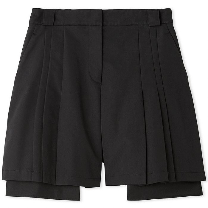 プリーツスカショーパン BLK F