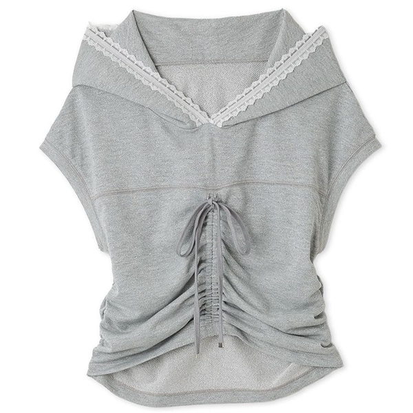 レーストリムフーディー GRY F