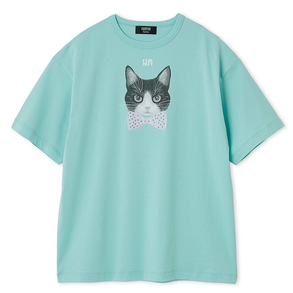 【上國料萌衣コラボ】HanaプリントTシャツ BLU 2