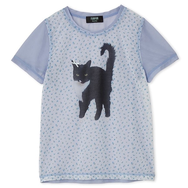 【上國料萌衣コラボ】Oolong花柄T SAX F