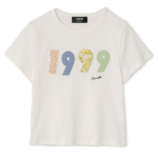 【上國料萌衣コラボ】1999アップリケT WHT F