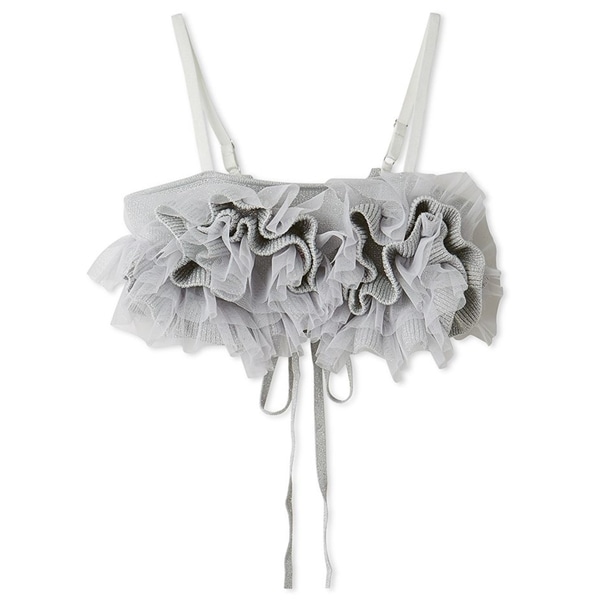 フリルニットビスチェ SLV F