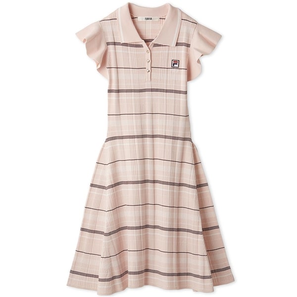 【FILAコラボ】ニットワンピース PNK F