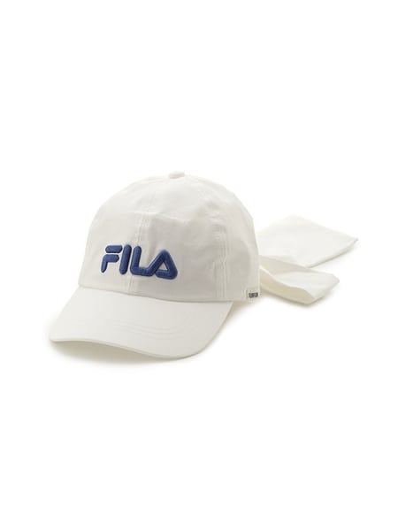 【FILAコラボ】ビッグリボンキャップ WHT F