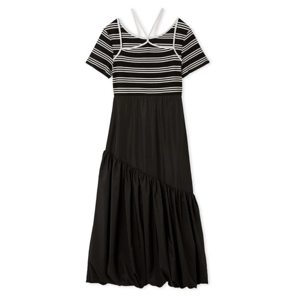 コンビバルーンヘムワンピース BLK F