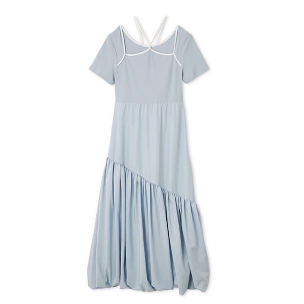 コンビバルーンヘムワンピース SAX F