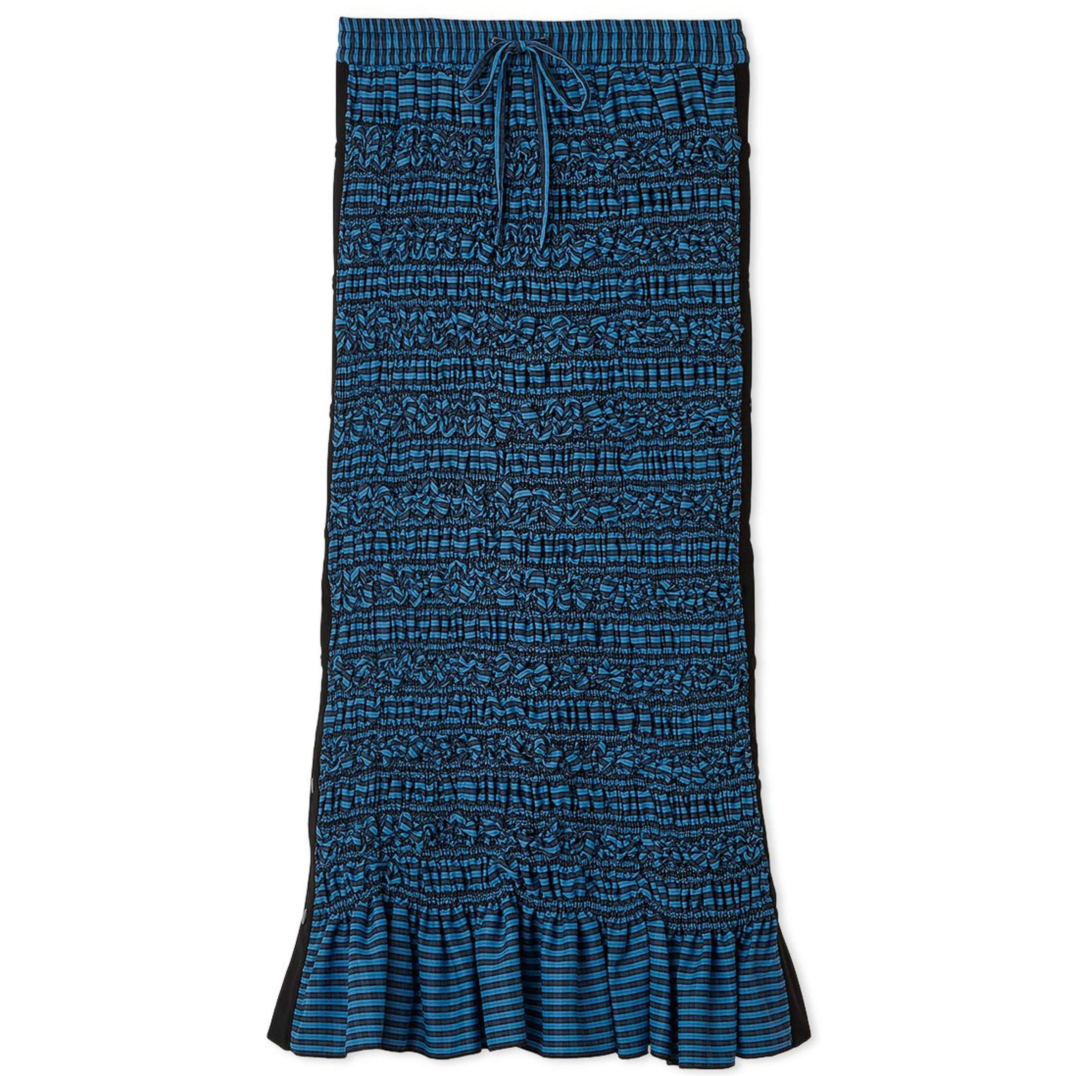 サイドラインシャーリングスカート BLU F