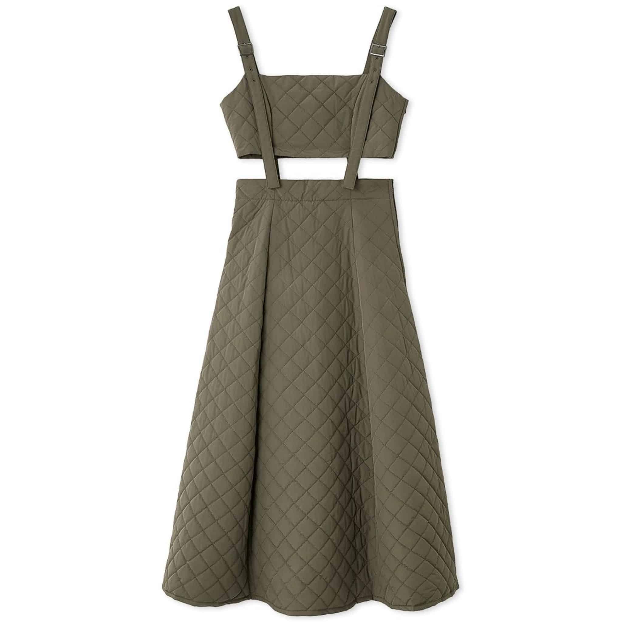 キルティング2WAYジャンパースカート KKI F