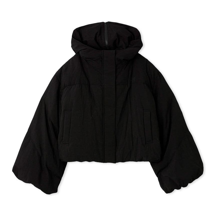 2WAYダウンジャケット BLK F