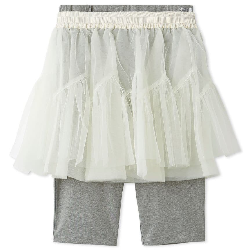 レギンスSETチュチュスカート WHT F