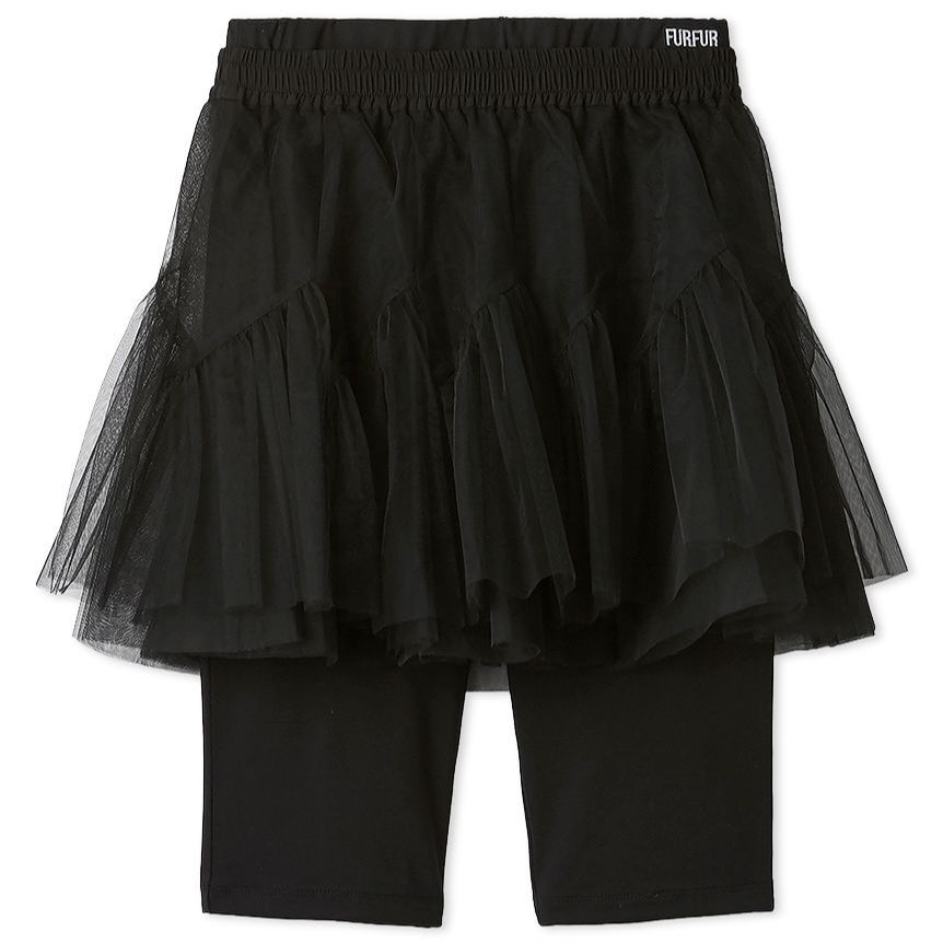 レギンスSETチュチュスカート BLK F