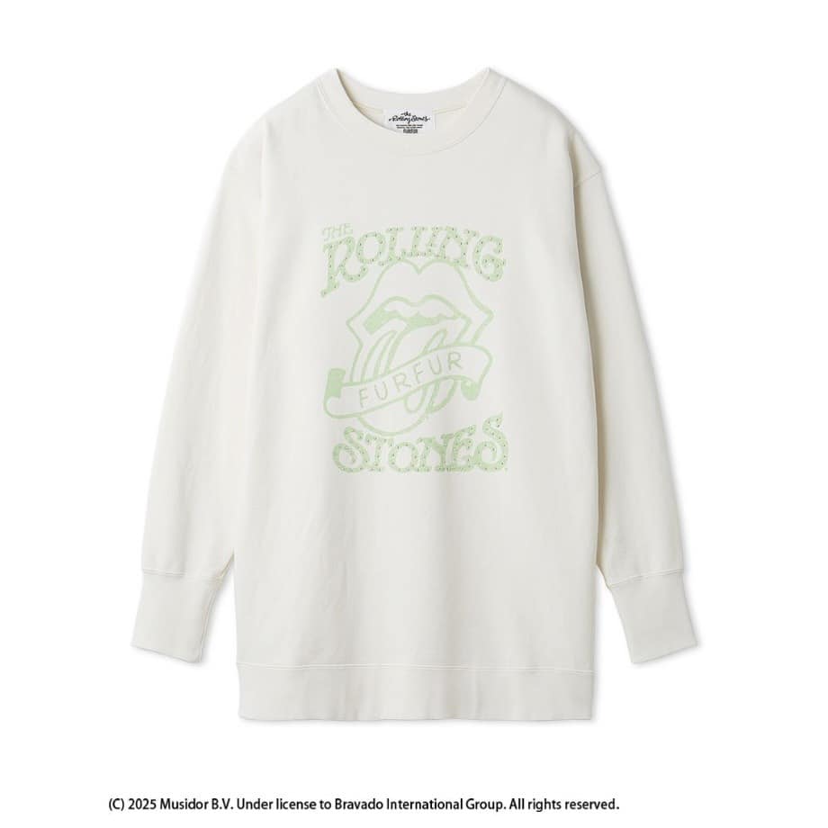 【ローリングストーンズ】スウェットミニワンピース IVR F
