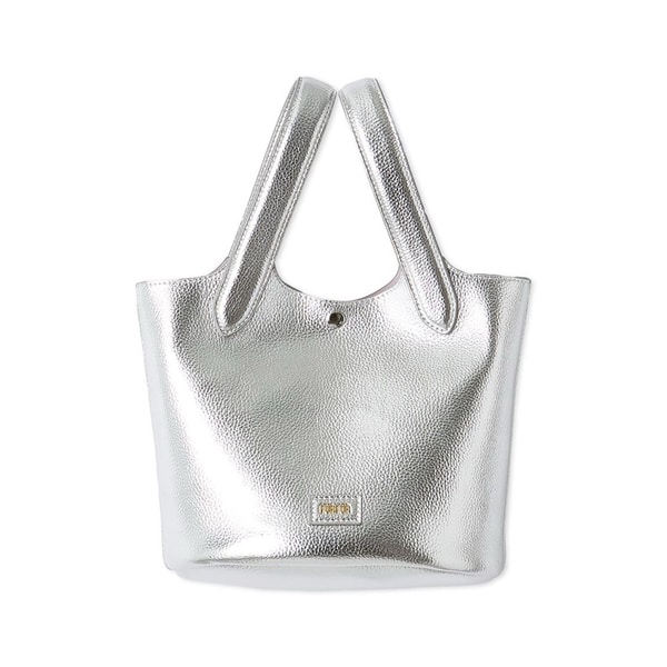 ロゴカシメバケットバッグ SLV F